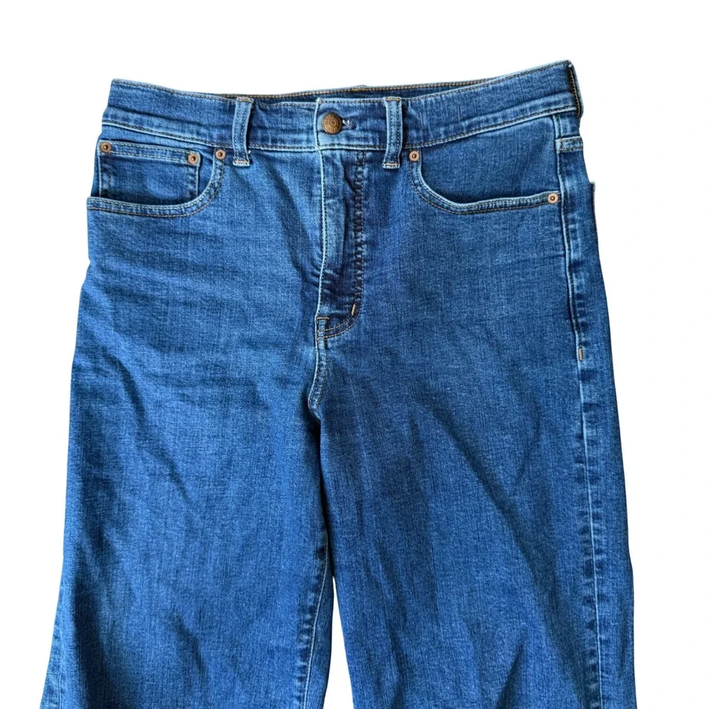 Madewell The Wide-Leg Jean in Super Stretch Denim Size 28 - Picture 6 of 12